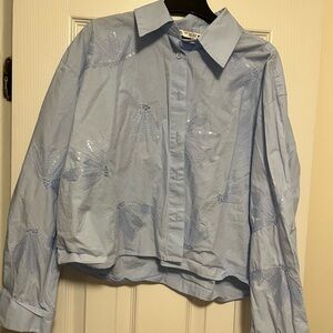 Zara Sequence Light Blue Shirt